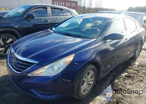 2012 Hyundai Sonata Gls z USA, uszkodzony, nr VIN 5NPEB4AC7CH436593